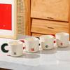 Кружка с крышкой Ложка Бытовая керамическая чашка для воды Кофейная чашка Подарочная коробка на Новый год Подарок Праздничный подарок