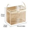 PVC Stuffed Toy Storage Box Large Capacity Plush Toy Storage Bag Portable Doll Organizing Bag  Home