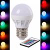 Новая не мерцающая светодиодная лампа E27 RGB 10 Вт AC85-265V Полноцветная лампа с регулируемой яркостью Светодиодный прожектор + ИК-пульт дистанционного управления