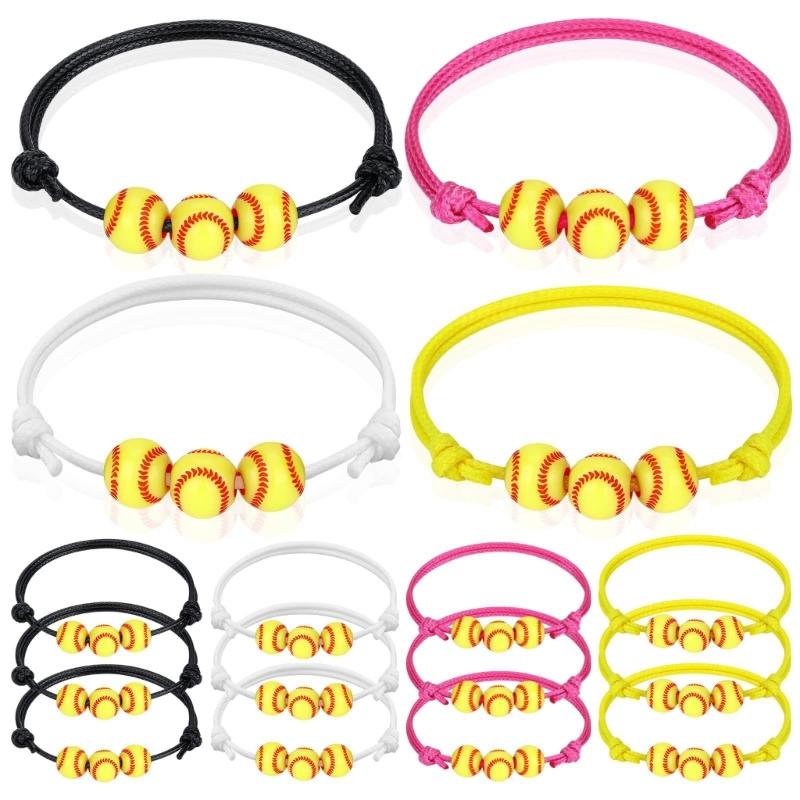Colorful Stretchy Beaded Bracelets Soft Clay Hand Rope Chain Bangle for Active Lifestyles and Trendy Accessories