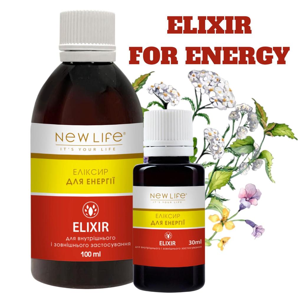 Herbal Energy Elixir Dietary Supplement New Life
