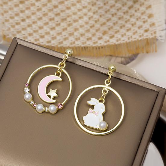 Стильные серьги-капли полые износостойкие декоративные