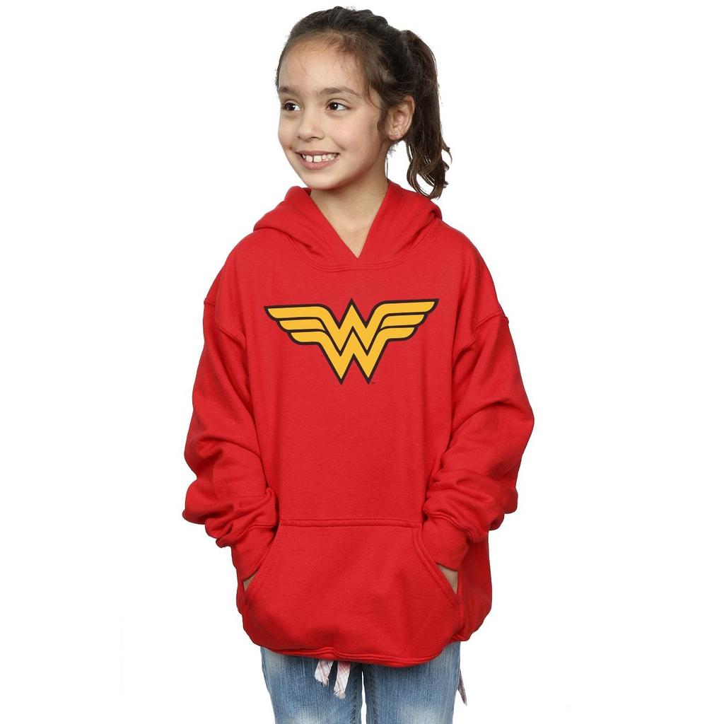 DC Comics Girls Wonder Woman Logo Hoodie