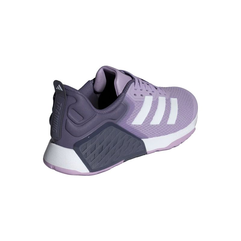 adidas Дропсет 3 Пудра Слива Женские Кроссовки Фиолетовый Облачно-Белый Подержанные-Фиолетовый JR1752