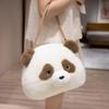 Korean Style Kawaii Panda Plush Crossbody Bag - Fashionable Winter Shoulder Bag for Women