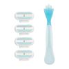 4pcs Safety Razor Women Female 3-Blades Shaving Face Razor for womenBladesTrimme Fusion Venus Replaceable