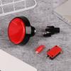 Arcade Button 60Mm Dc 12V Led Large Round Button 5 Color Micro Switch Button Auto Reset Button For Arcade Cabinet