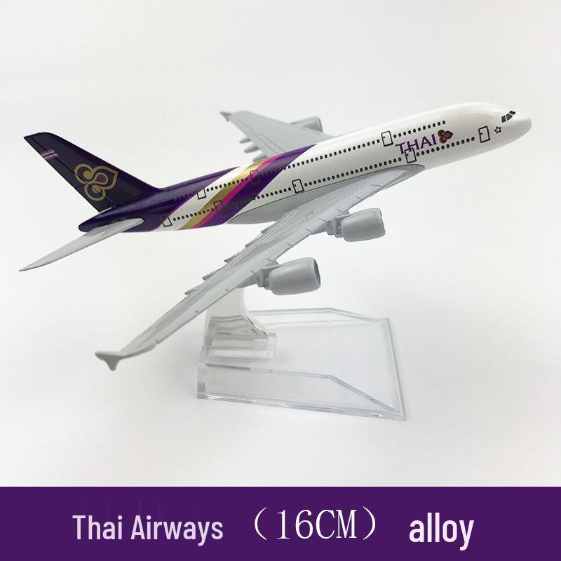16 см, модель самолета из сплава, игрушка-модель: A320 Sichuan Airlines, China Southern Airlines A380, Air China Boeing B747