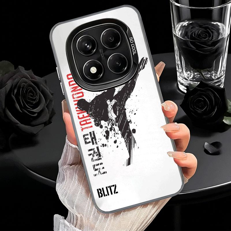 Мягкий чехол для телефона с дизайном Тхэквондо Кунг-фу для Xiaomi Redmi Note 13 14 15 Pro Plus 12S 12 11S 11 11T 10S 10 Ударопрочная задняя крышка S