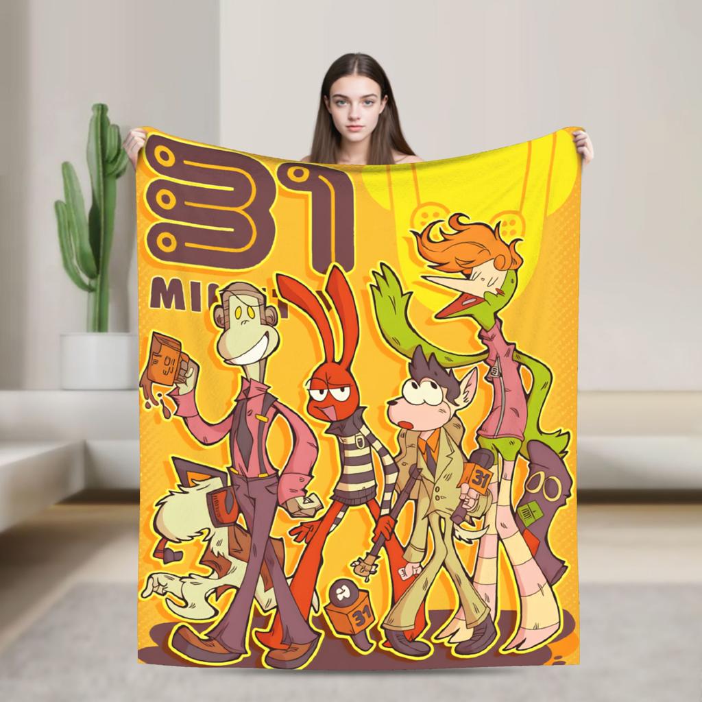 Comedy 31 Minutos Sketches Blanket Quality Warm Bedding Throws Winter Airplane Travel Couch Chair Novelty Bedspread