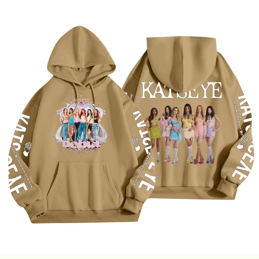 Unisex Fashion Lightweight Long Sleeve Pullover With Pockets Printed Hoodie