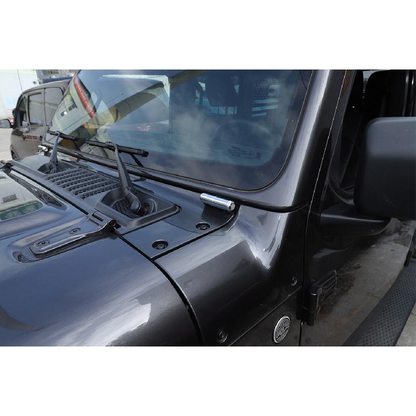 Автомобильные передние петли на лобовое стекло, декоративные наклейки для Jeep Wrangler JL Gladiator JT 2018-2023, внешний стиль