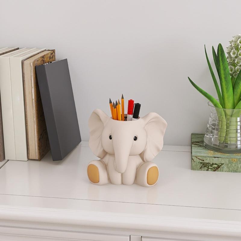 Форма в форме слона, форма для сочных цветов, силиконовые формы, форма для держателя карандашей в виде животных для энтузиастов