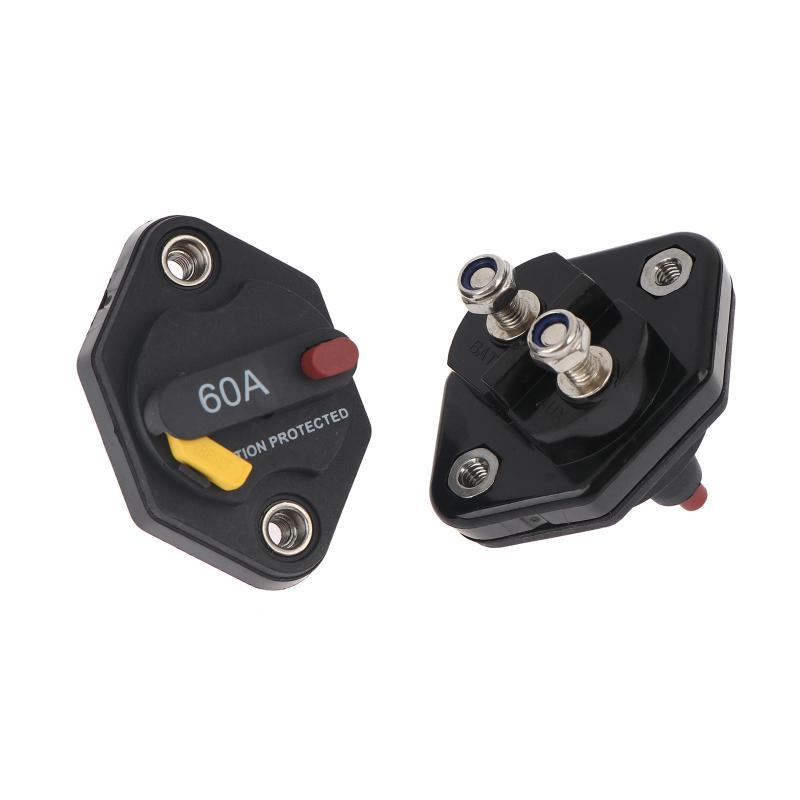 20A 30A 40A 50A 60A Caravan Manual Reset Waterpoof Car/Boat Current Overload Protector Bimetal Automobile Circuit Breakers