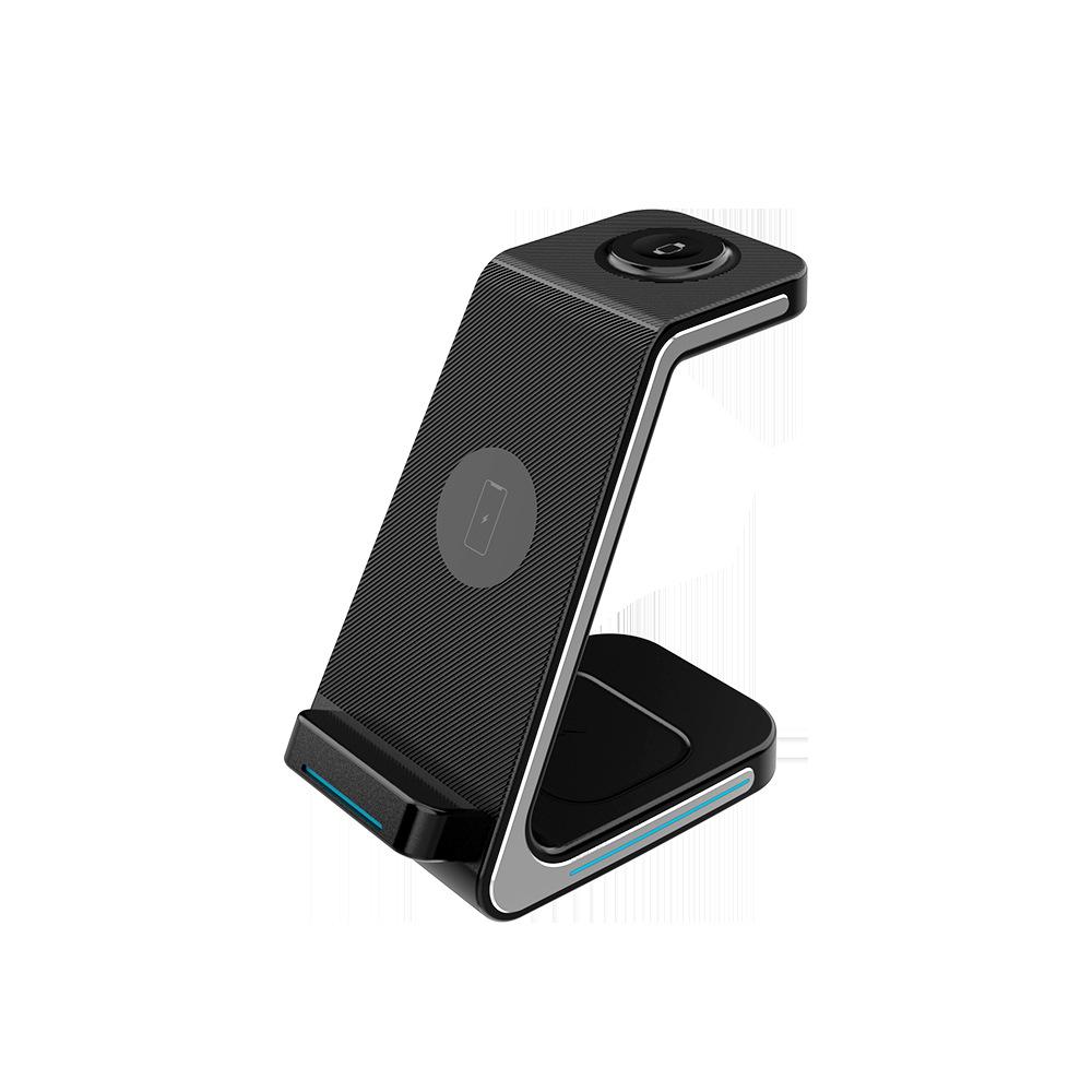 Подставка для беспроводной зарядки «три в одном» для телефонов, наушников и часов