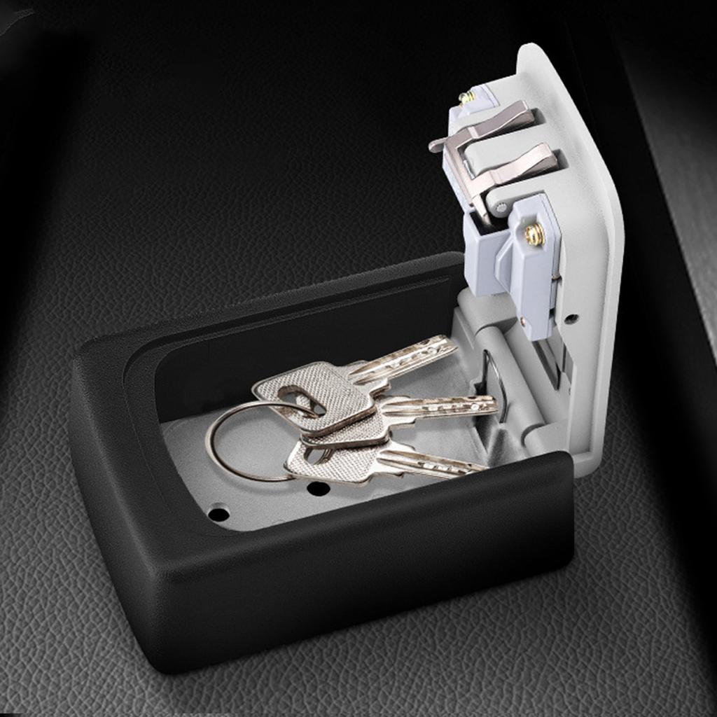 4-значный замок безопасности с ключом настенное крепление портативное хранилище ключей большой емкости для домашнего офиса