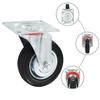 VidaXL Swivel Casters 4 Pcs 100 Mm