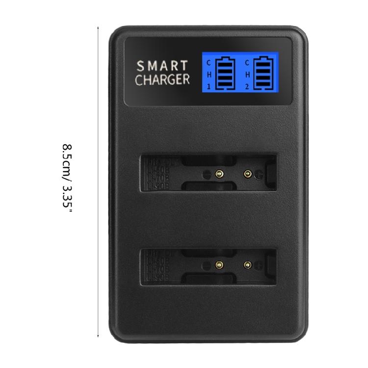 Быстрое зарядное устройство LCD Micro USB для камеры Olympus D750, SH21, SP800UZ