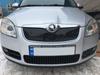 Зимняя накладка на решетку (2007-2010, верхняя) Глянцевая для Skoda Fabia