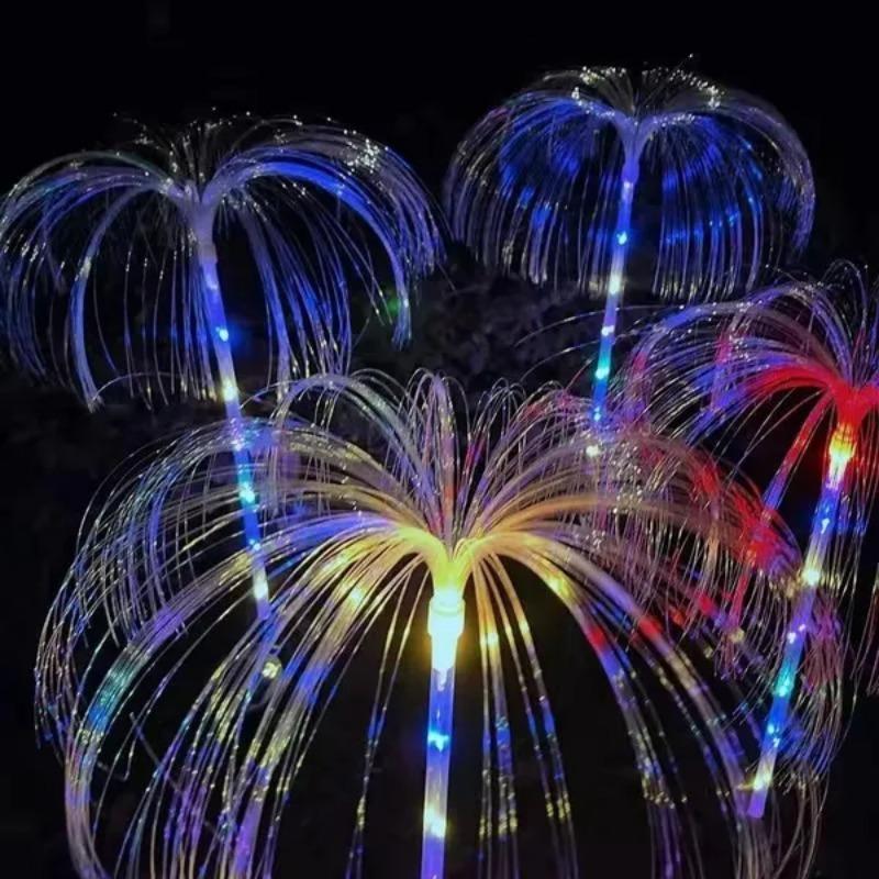 1/2/4 шт. Солнечный светильник-медуза, уличный водонепроницаемый, RGB, солнечный, декоративный, для сада, ландшафтное освещение, используется для декора сада, газона