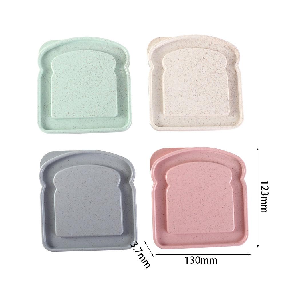 Good Sealing Daily Use Toast Box Bread Container Sandwich Storage Case Dessert Container