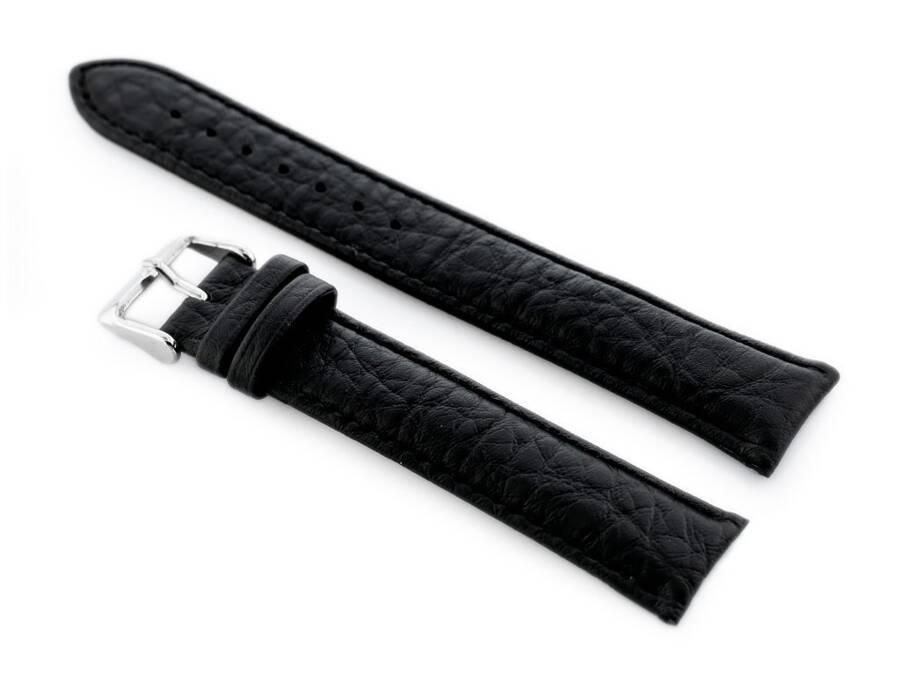Pasek Skórzany Do Zegarka W05Xl Czarny - 20Mm