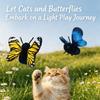 Realistic Wing Motion Flapping Butterfly Toy Rechargeable Interactive Cat Toy  Indoor Cats
