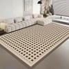 Современный Классический Ковер в Клетку Украшение для Дома Гостиная Большая Площадь Ковер для Спальни Нескользящий Пушистый Мягкий Коврик Коврик для Ванной Комнаты