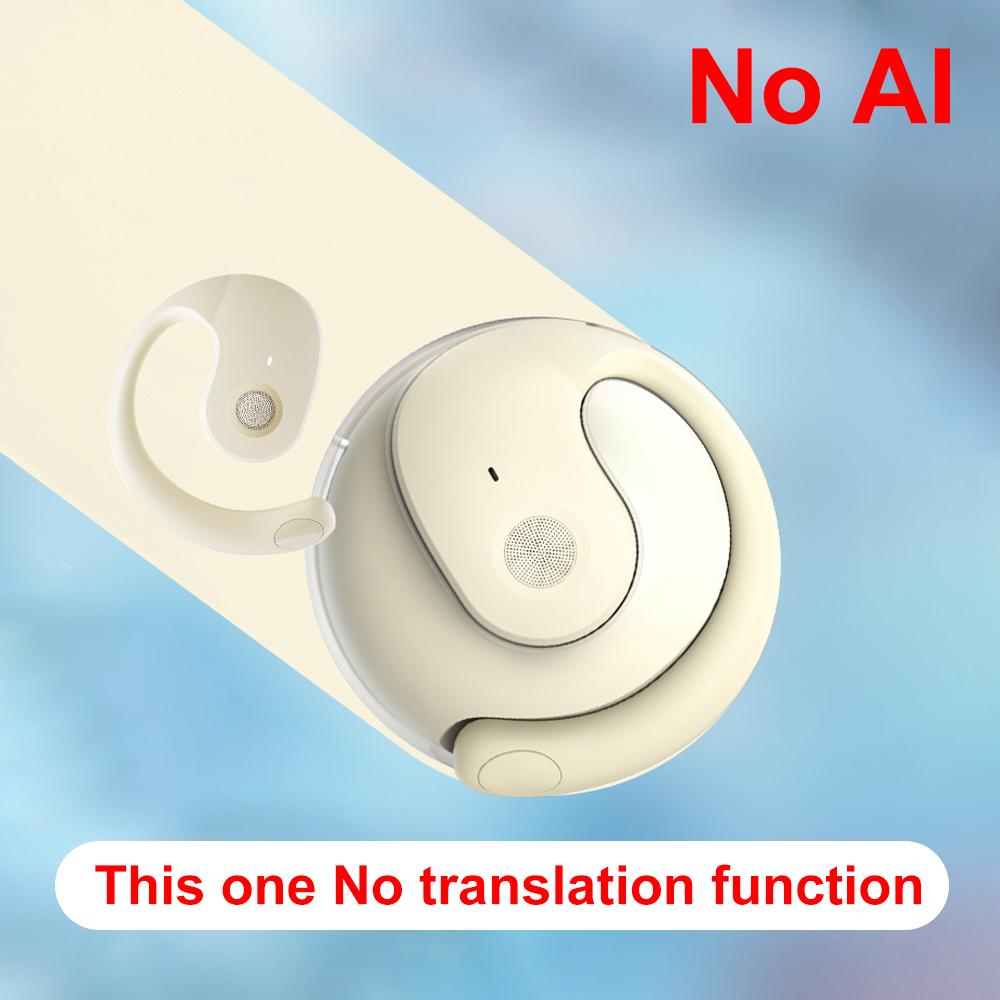 AI Translator Headphones 144 Languages Real Time Two-Way Translation Bluetooth headset for Business Wireless Waterproof Earbuds