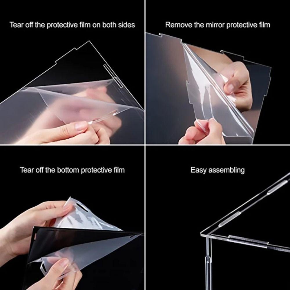 Хранение дома Прозрачные стеллажи для хранения Подставка для аниме-фигурок Подставки для хранения