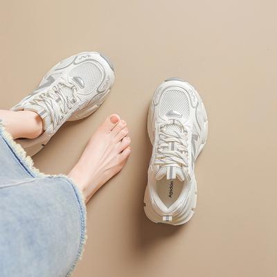Augustine кроссовки папины женские 2025 новые летние на толстой подошве маленькие спортивные туфли повседневные и легкие жареные уличные женские туфли