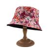 Spring Summer Floral Fisherman Cap With Sunshade And Ventilation For Casual Wear