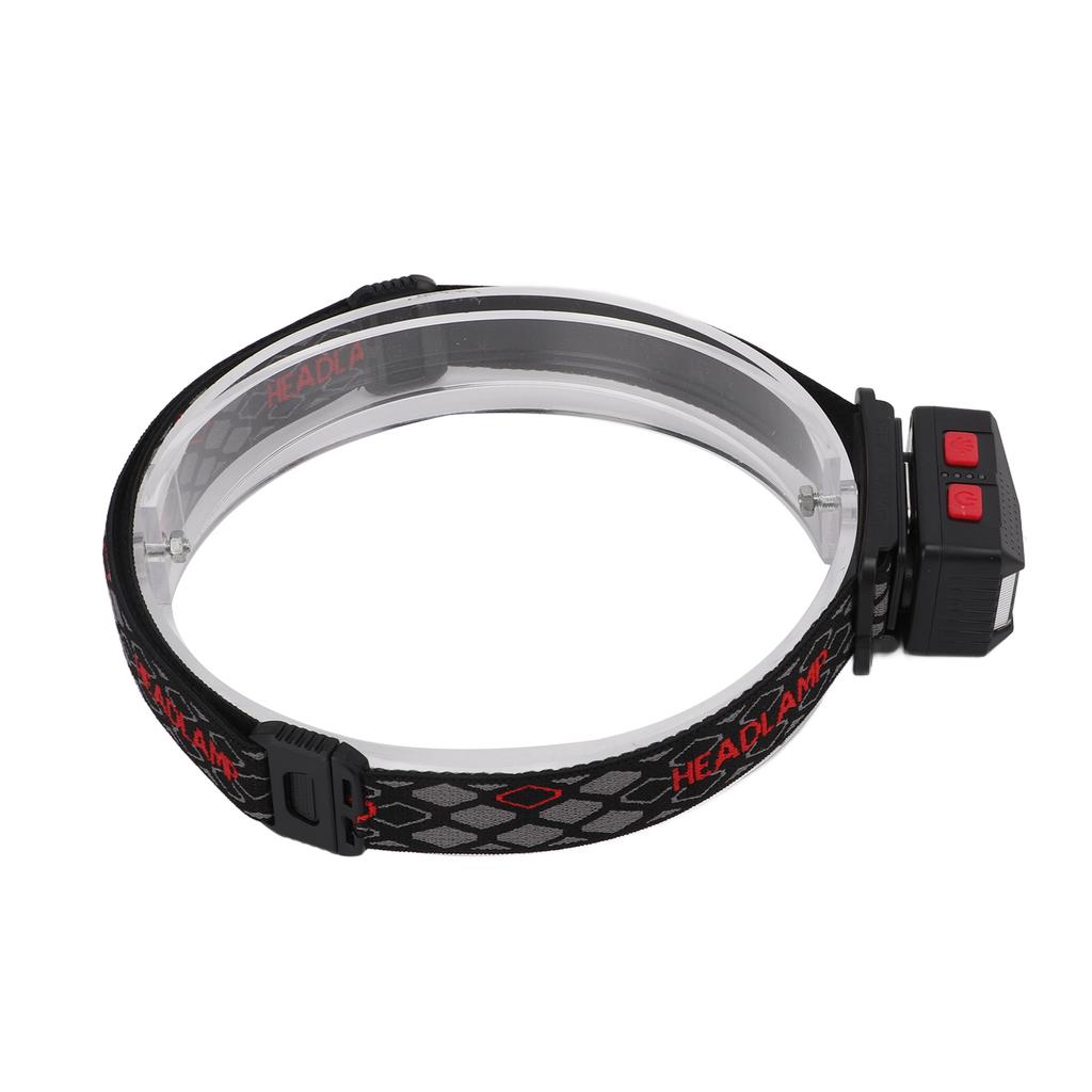 Налобный фонарь XPG+COB с датчиком движения, перезаряжаемый через USB, для бега, альпинизма на открытом воздухе