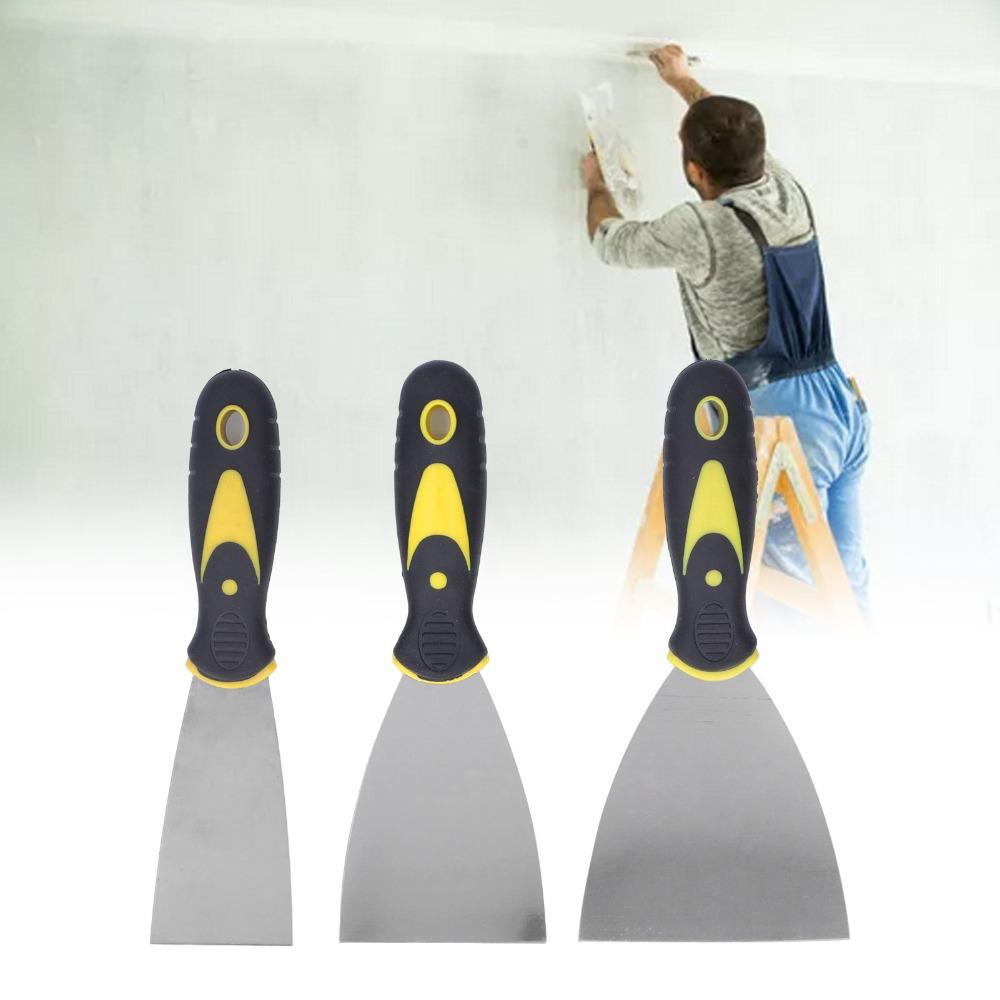 3PCS Wallpaper Scraper Paint Scraper Tool Drywall Repair Tool for Cement Wallpaper Mud Adhesive