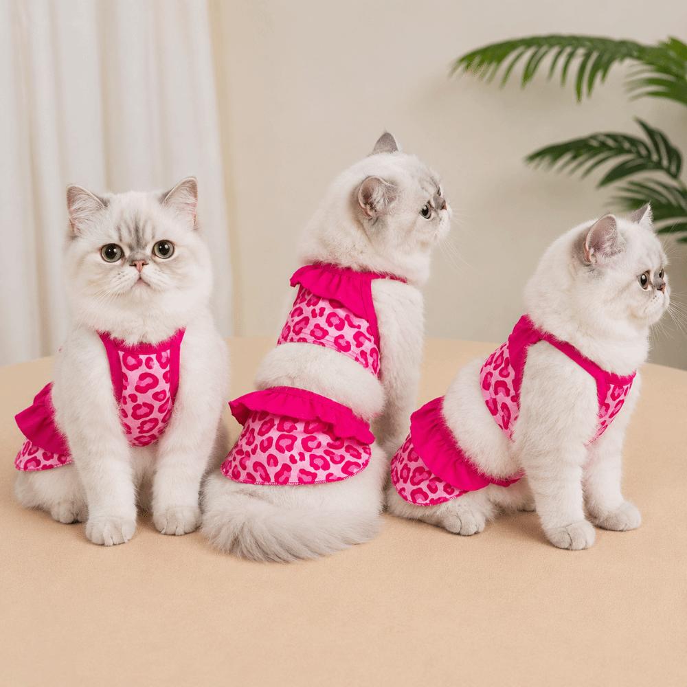 Thin Cat Dog Swimsuit Vest Anti-shedding Pet Slip Dress Unique Dog Bikini Skirt  Cat Dog Clothing