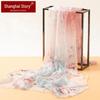 Shanghai Story 100% Mulberry Silk Chiffon Scarf & Shawl