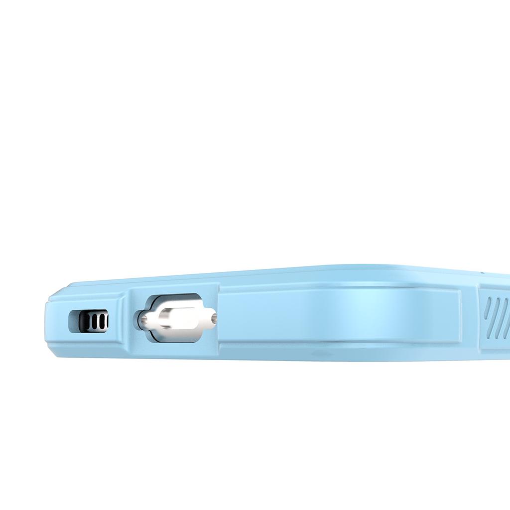 Гибкий защитный чехол для Samsung Galaxy S23+, светло-голубой