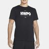 Nike Дышащая удобная футболка с коротким рукавом Dri-FIT HWPO для мужчин, топ, черный DA1594-010