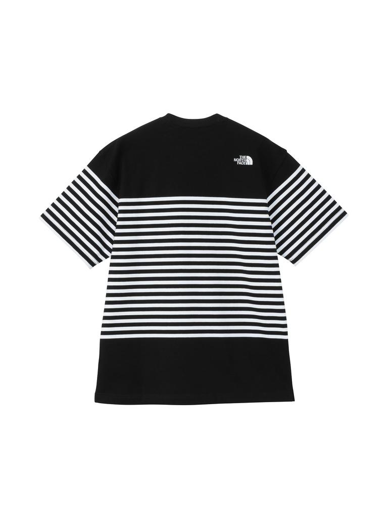The North Face Panel Border Size L S/S Tee, Black,