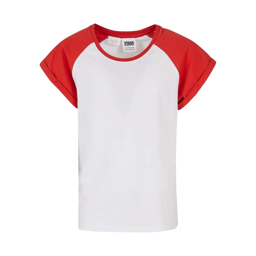 Urban Classics Girls Contrast Raglan T-Shirt