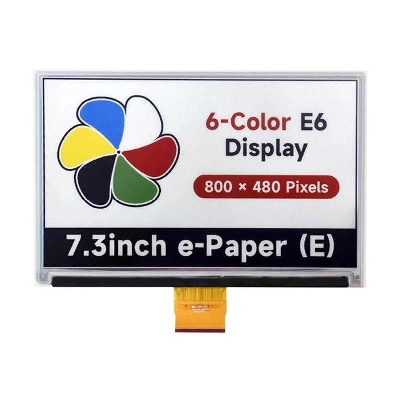 7.3inch Enectronic Screen 800x480 Pixel LCD Panel 6-Color Advanced Communication Low Power Consumption Display