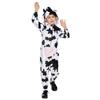 Child Plush Cow Print Pajama Costume Halloween Kids One-Piece Animal Dairy Cow Outfits