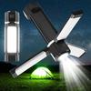 Rechargeable Camping Lantern Collapsible Waterproof Tent Light Power Bank Portable LED Flashlight for Hiking Fishing Floodlight