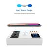 Сертифицированное CE/ROHS Беспроводное зарядное устройство 40 Вт с 8 USB-портами и цифровым дисплеем - Совместимо со спецификациями США, ЕС и Великобритании.