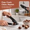 Black Chestnut Cutter Tool Stainless Steel ABS Chestnut Opener Tool Nut Cracker  Nut Shelling