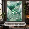 Wall Tapestry Hibernian FC Print Custom Name Text Wall Hanging Home Decor