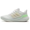 Abrasion Resistant Breathable Low Top Running Shoes Women's White Cyan Sneakers IE0730