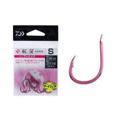 Daiwa Бенга Крюк КП (Кеймура Пинк) Серый Нет. 10 S 0.92мм 135мг 12 штук 097287