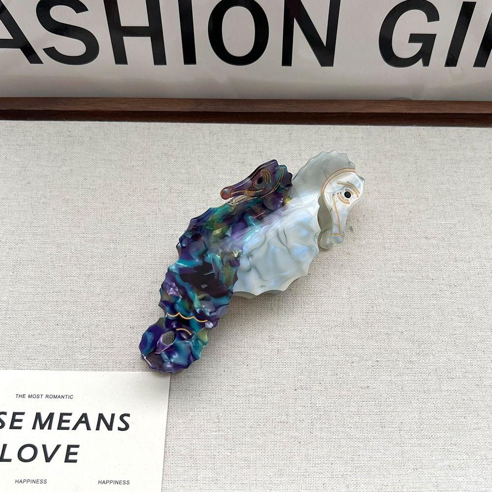 Китовый ацетат животное волос коготь уксусная кислота большая акула заколка креативный морской зверь заколка для волос девушка