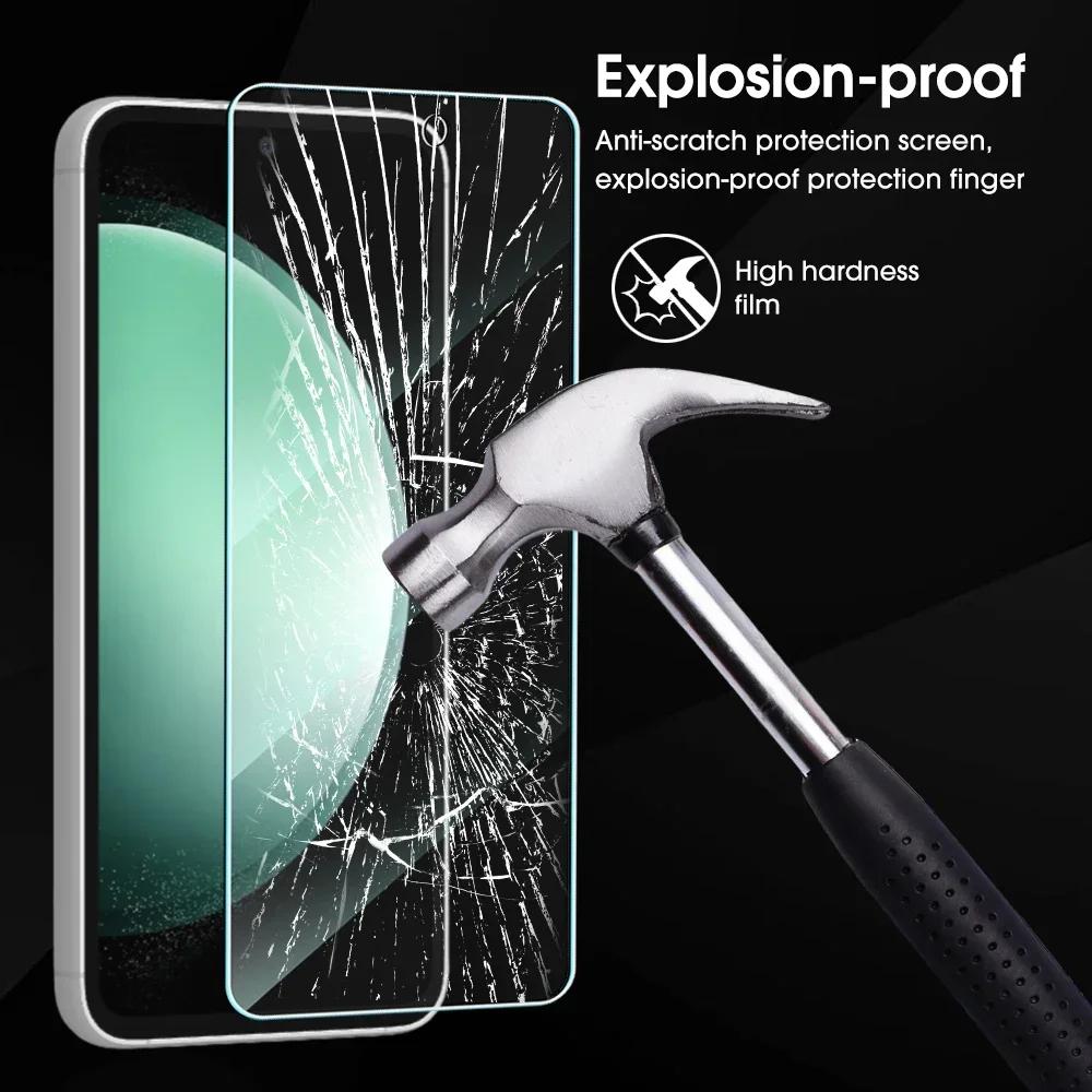HD Прозрачный Защитный Экран из Стекла для Samsung Galaxy S23 FE S23 S23 Plus Закаленное Стекло Твердость 9H Защитные Пленки